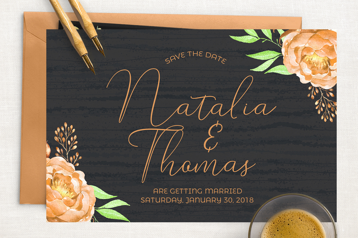 Rishella Font PNG with transparent background - Preview 1