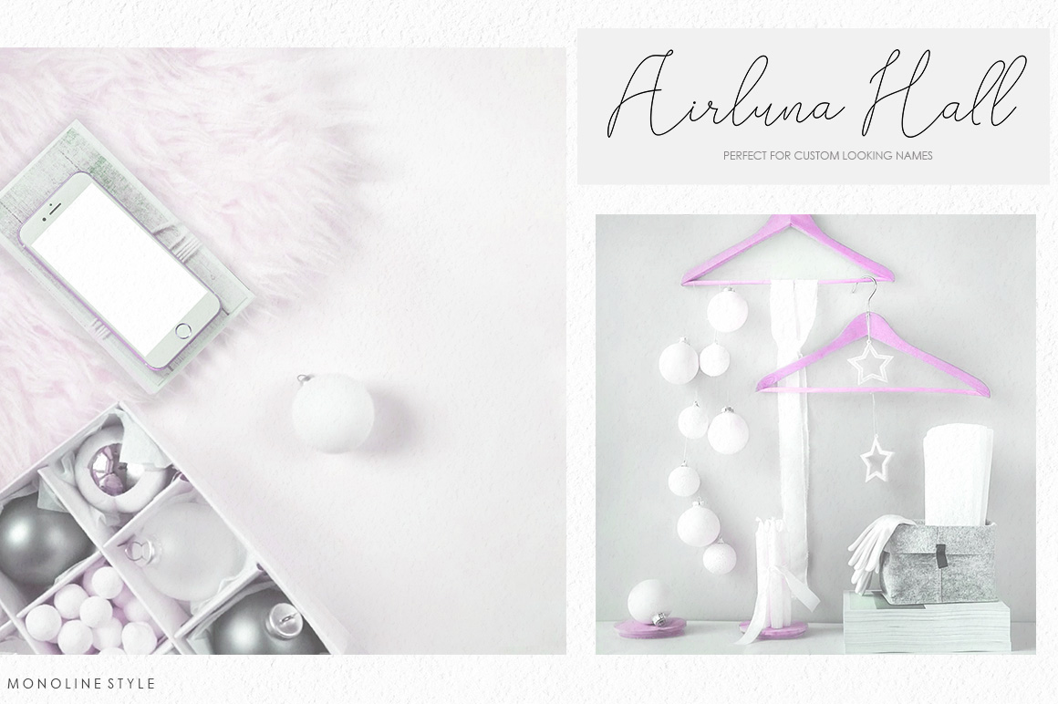 Rishella Font PNG with transparent background - Preview 3