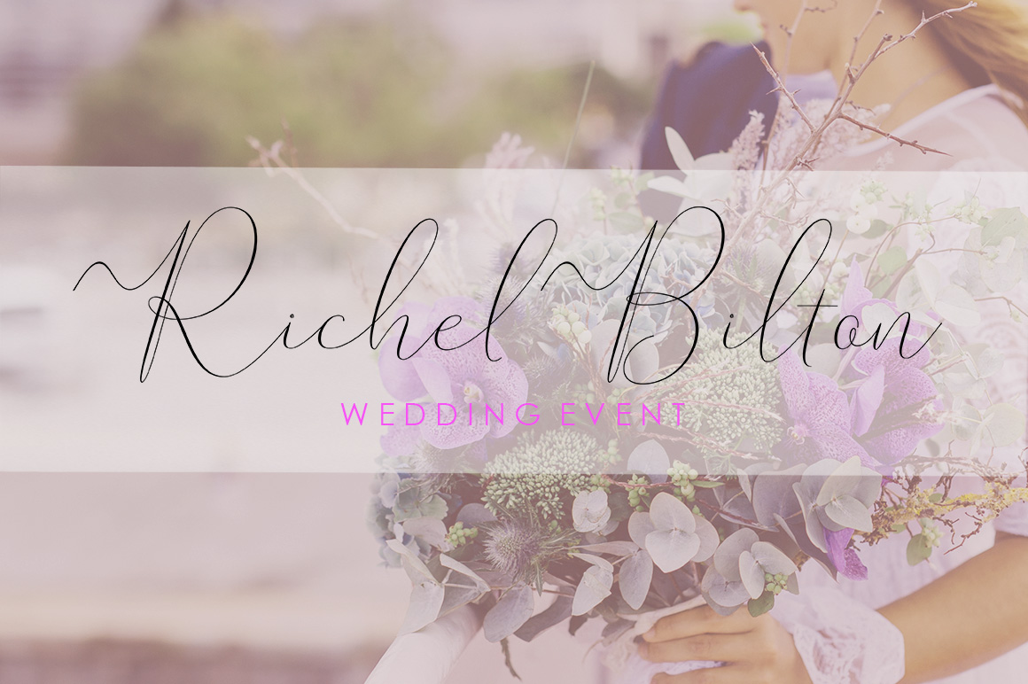 Rishella Font PNG with transparent background - Preview 4