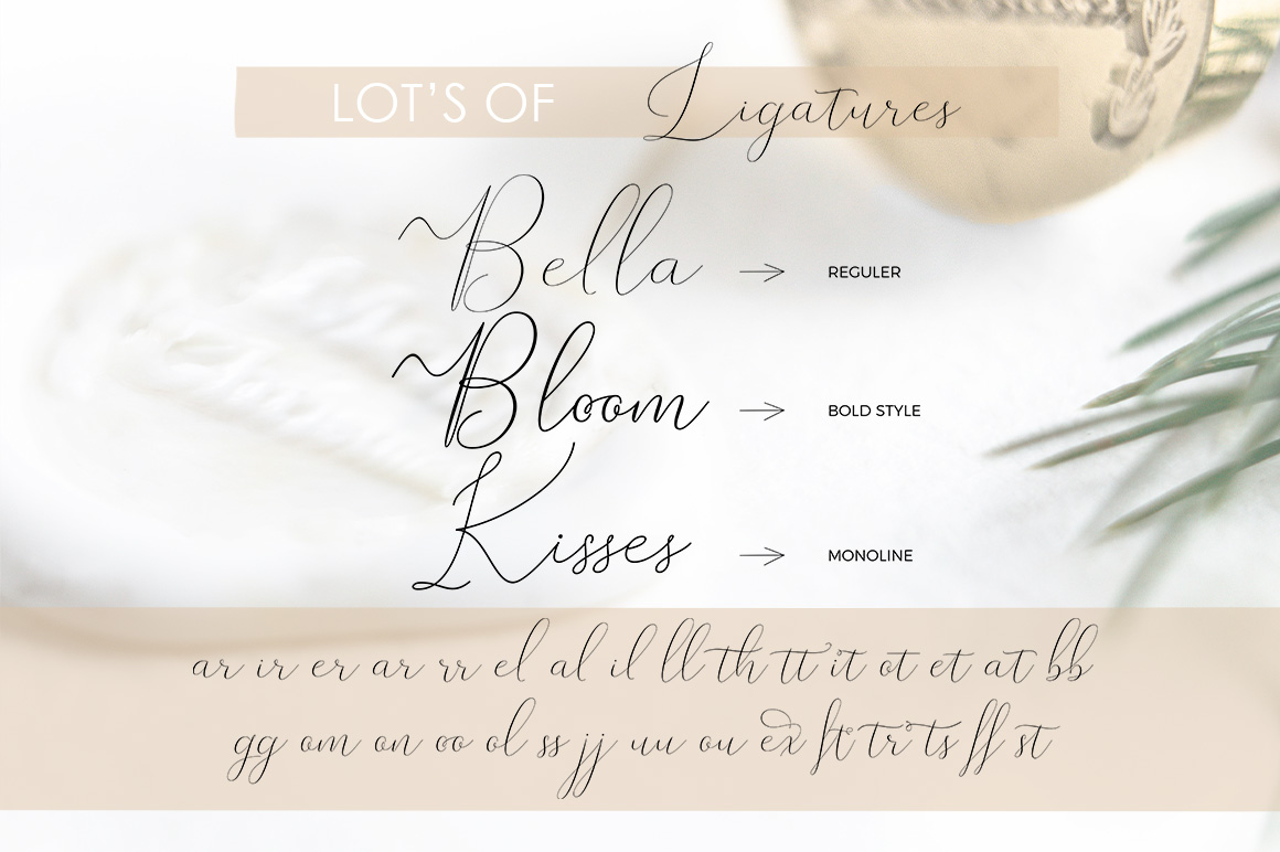 Rishella Font PNG with transparent background - Preview 6