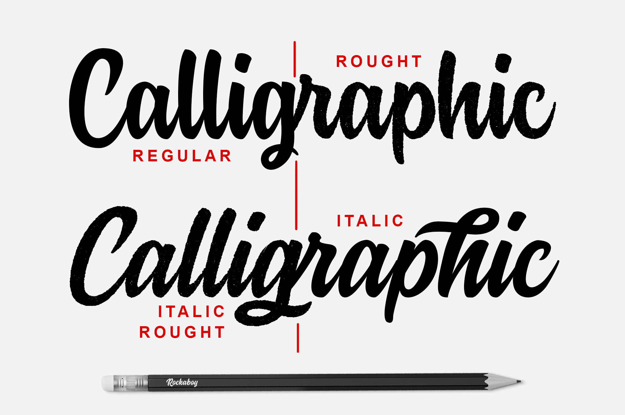 Rockaboy Font PNG with transparent background - Preview 1