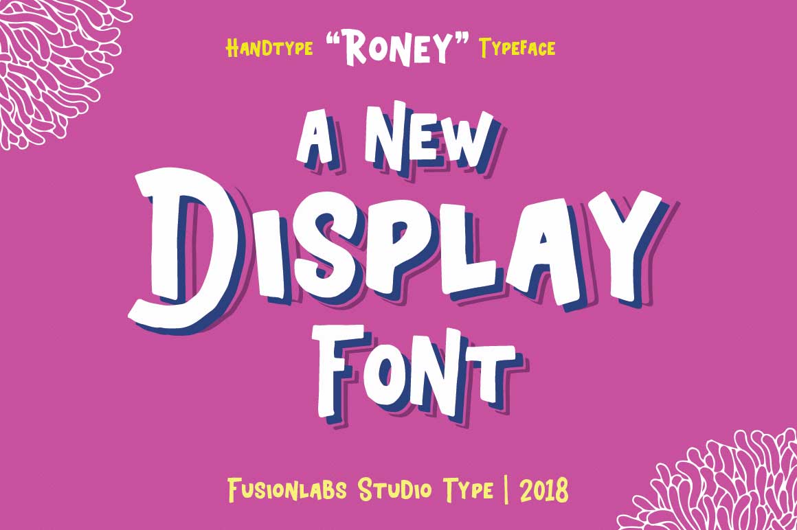 Roney Font PNG with transparent background - Preview 2