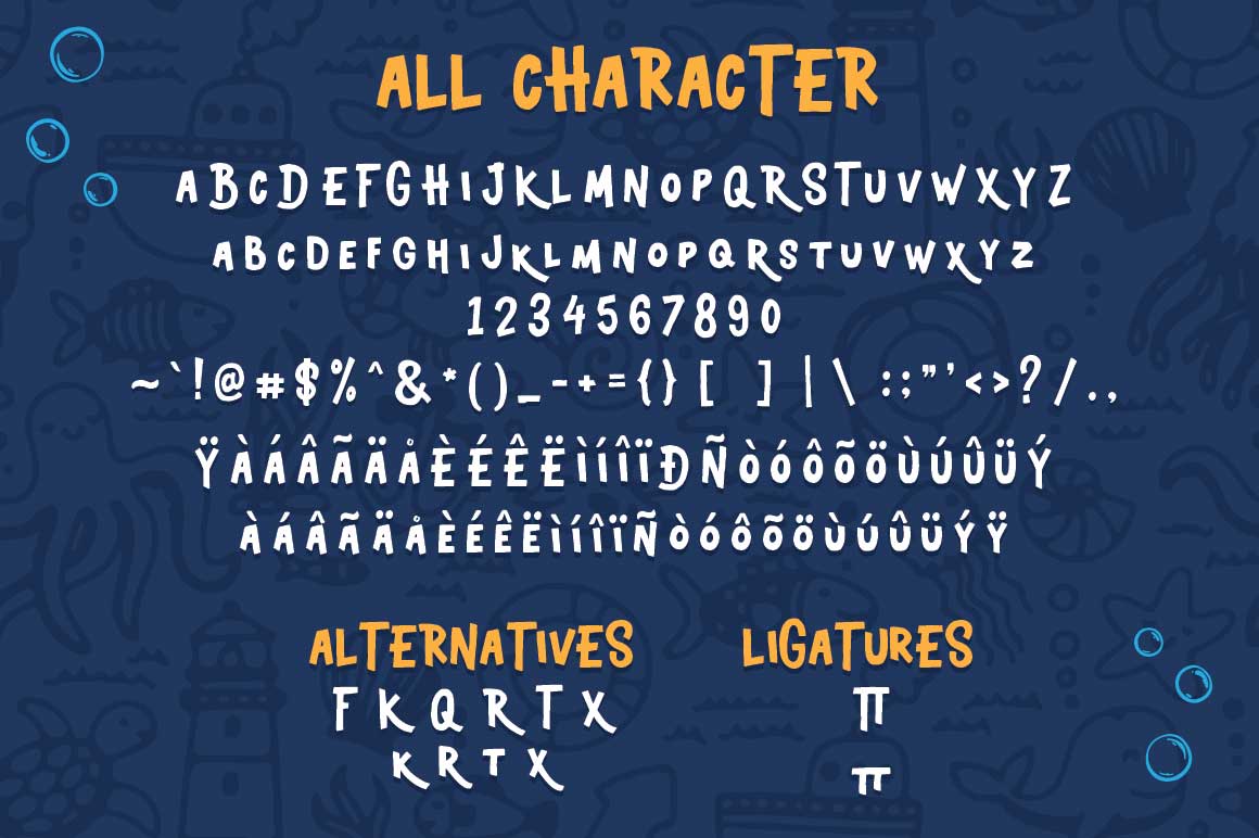 Roney Font PNG with transparent background - Preview 3