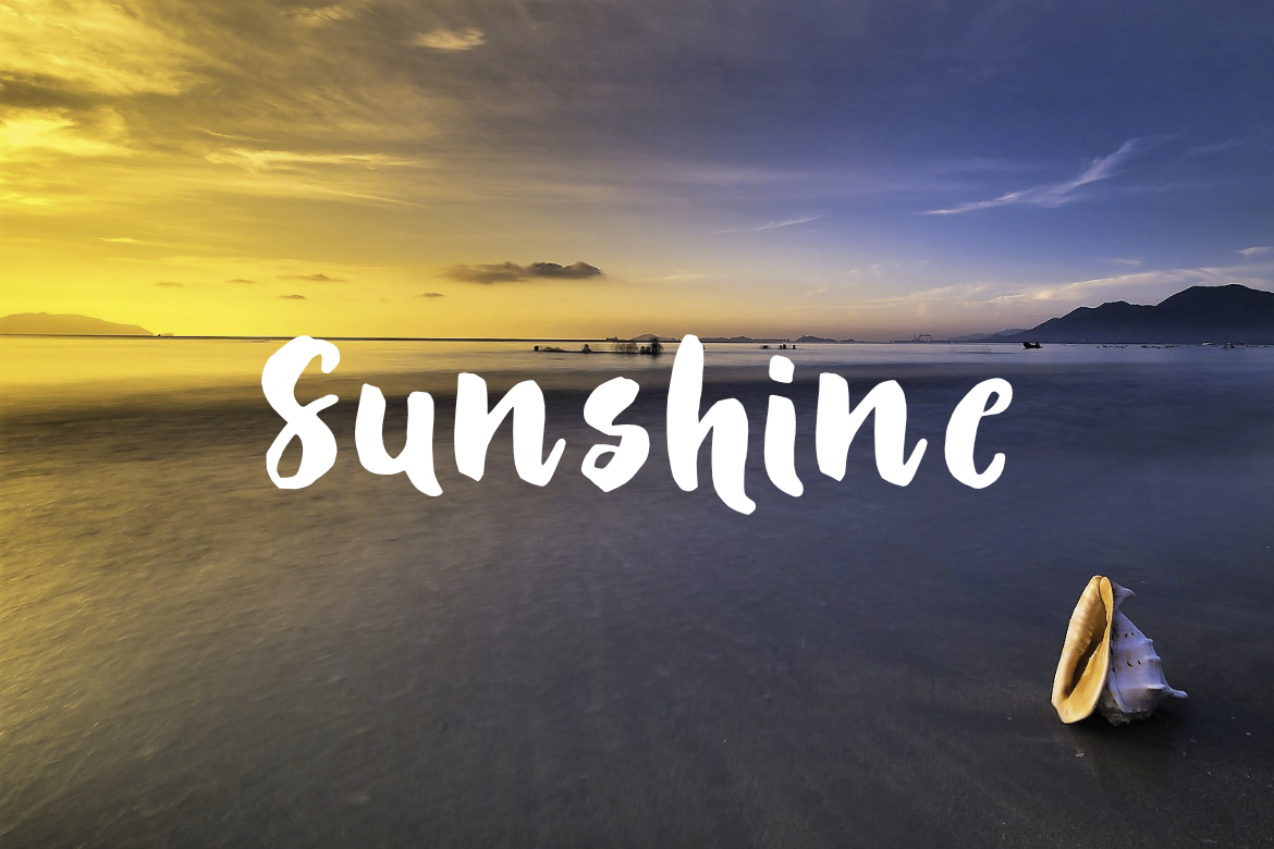 Senja Sky Font PNG with transparent background - Preview 2