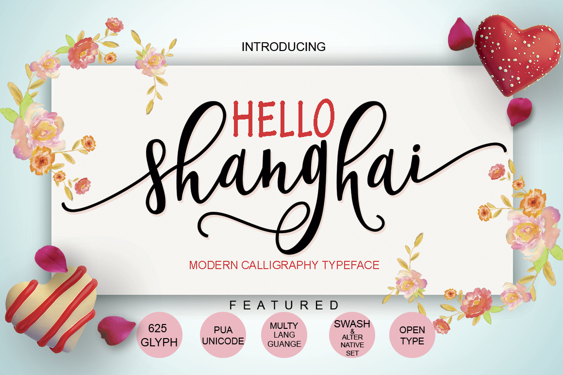 Shanghai Script Font PNG with transparent background - Preview 6