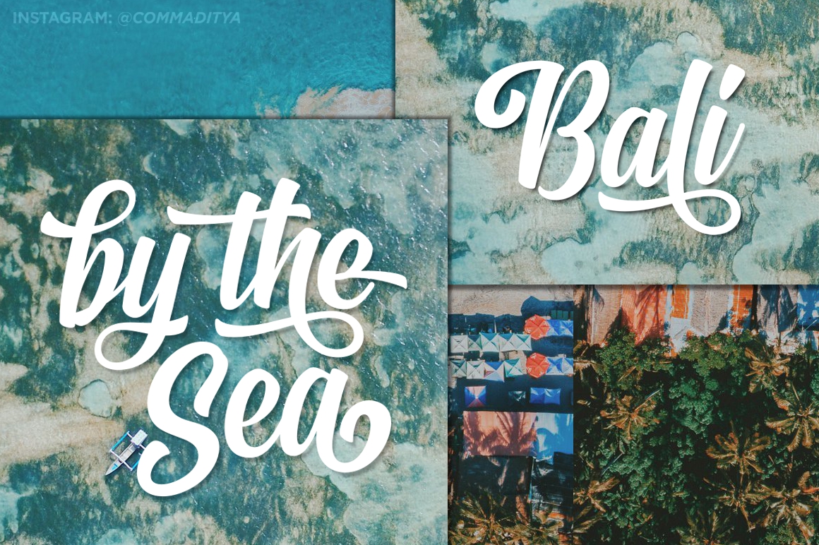 Signatra Script Font PNG with transparent background - Preview 5