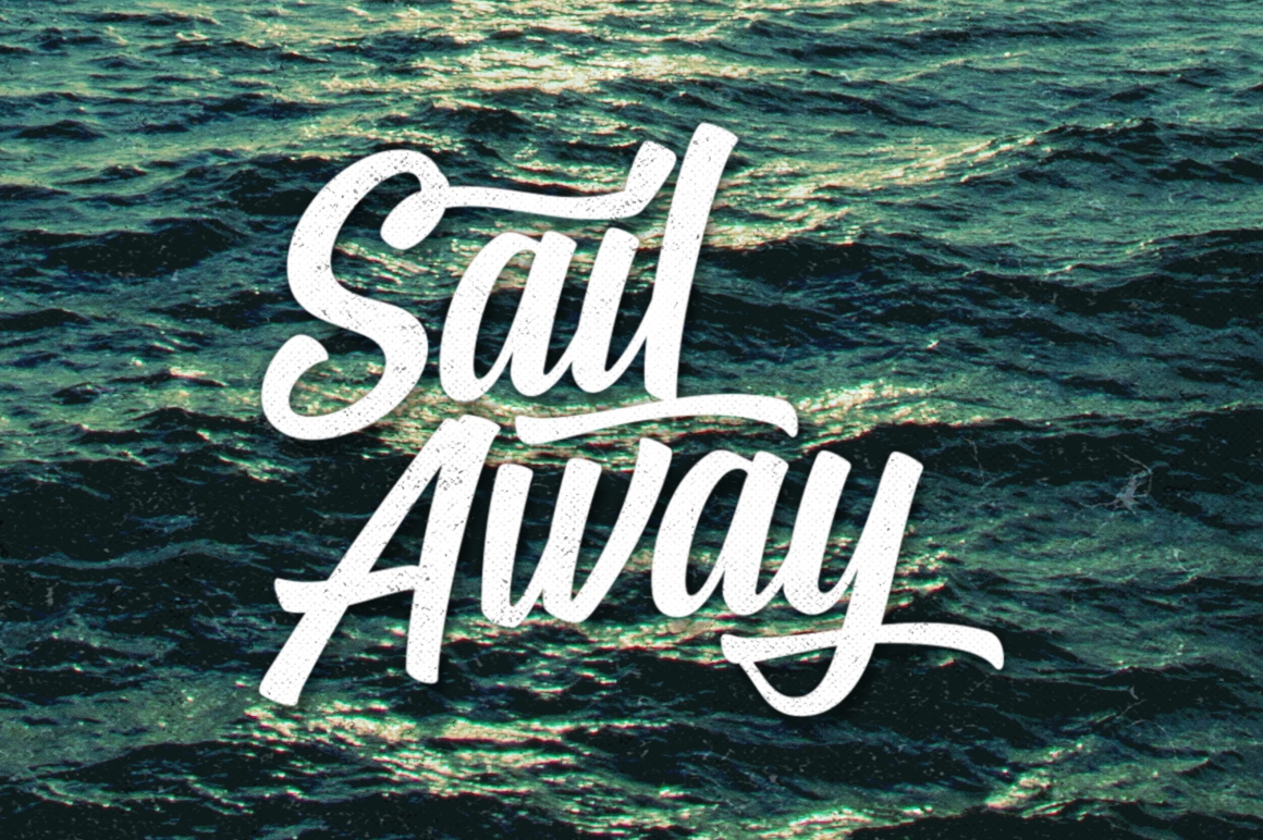 Signatra Script Font PNG with transparent background - Preview 6