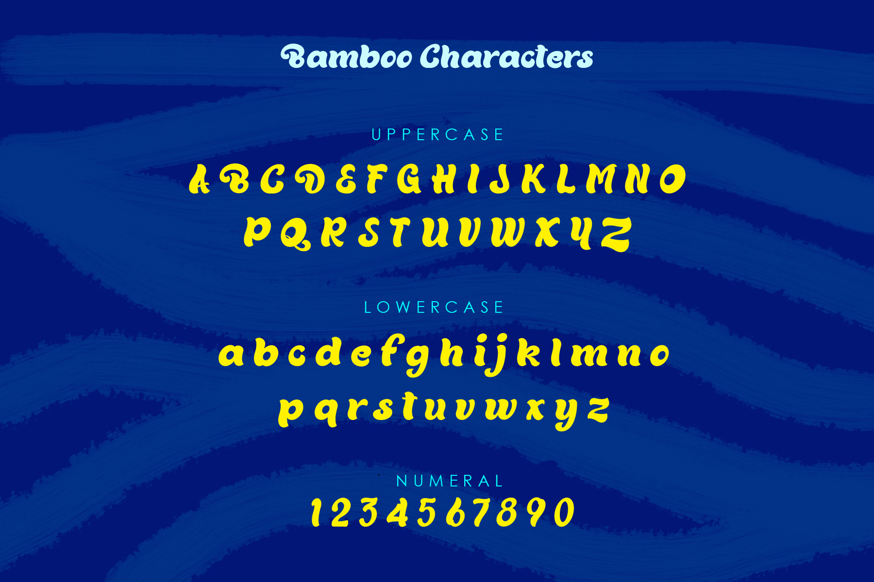 Bamboo Font - Preview 3