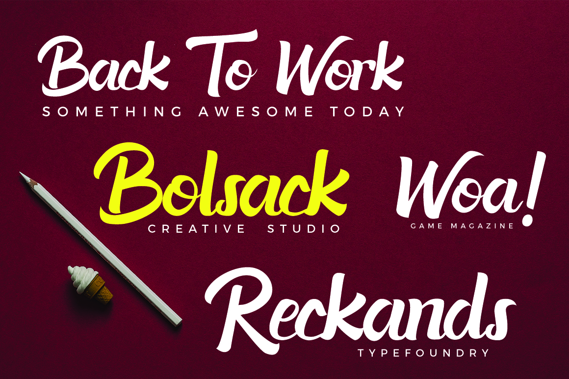 Acknesia Font - Preview 2