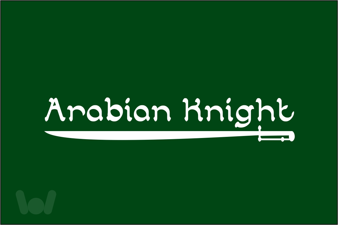 Arabian Knight Font - Preview 1