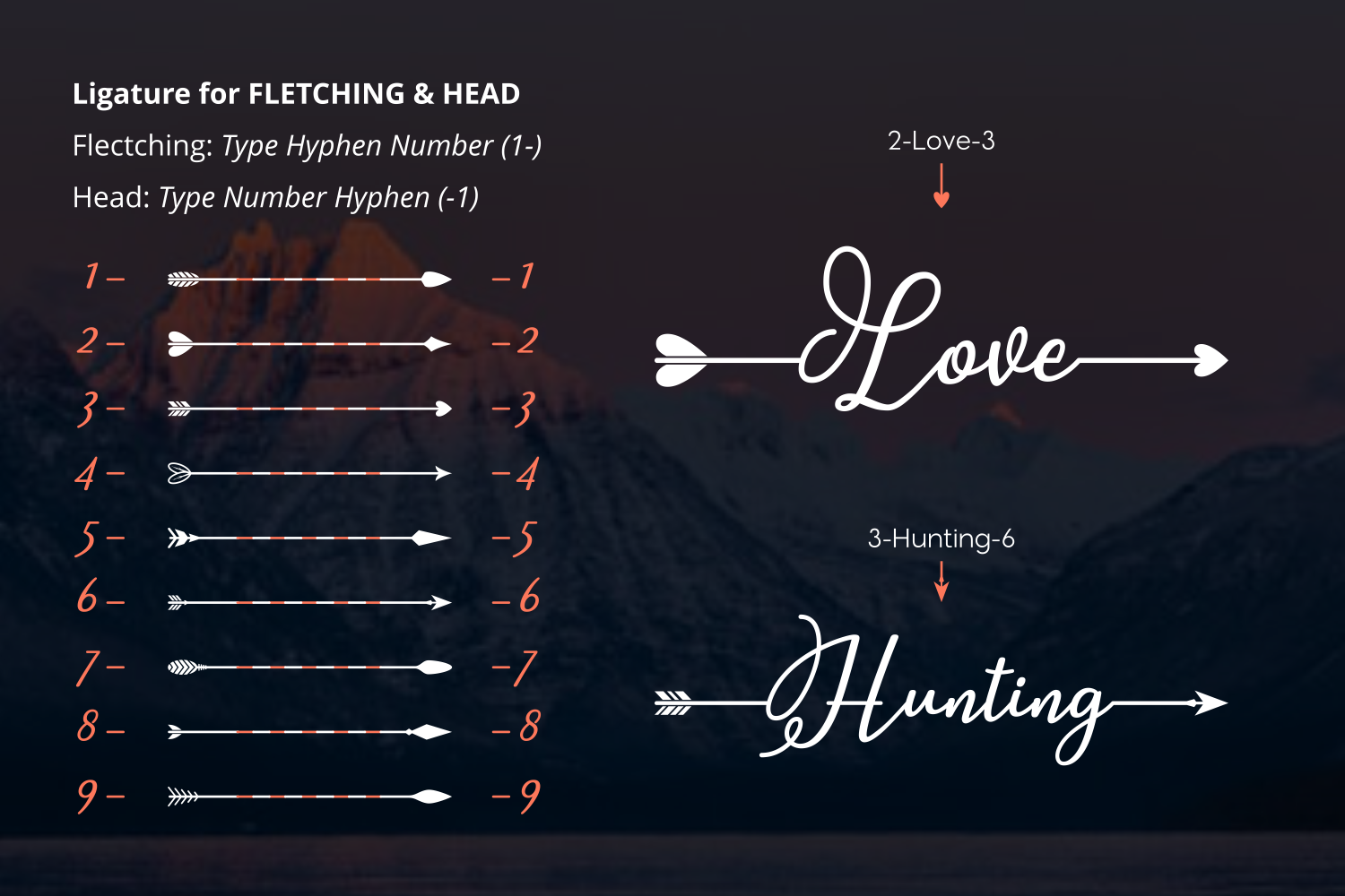 Arrowlicious Font - Preview 1