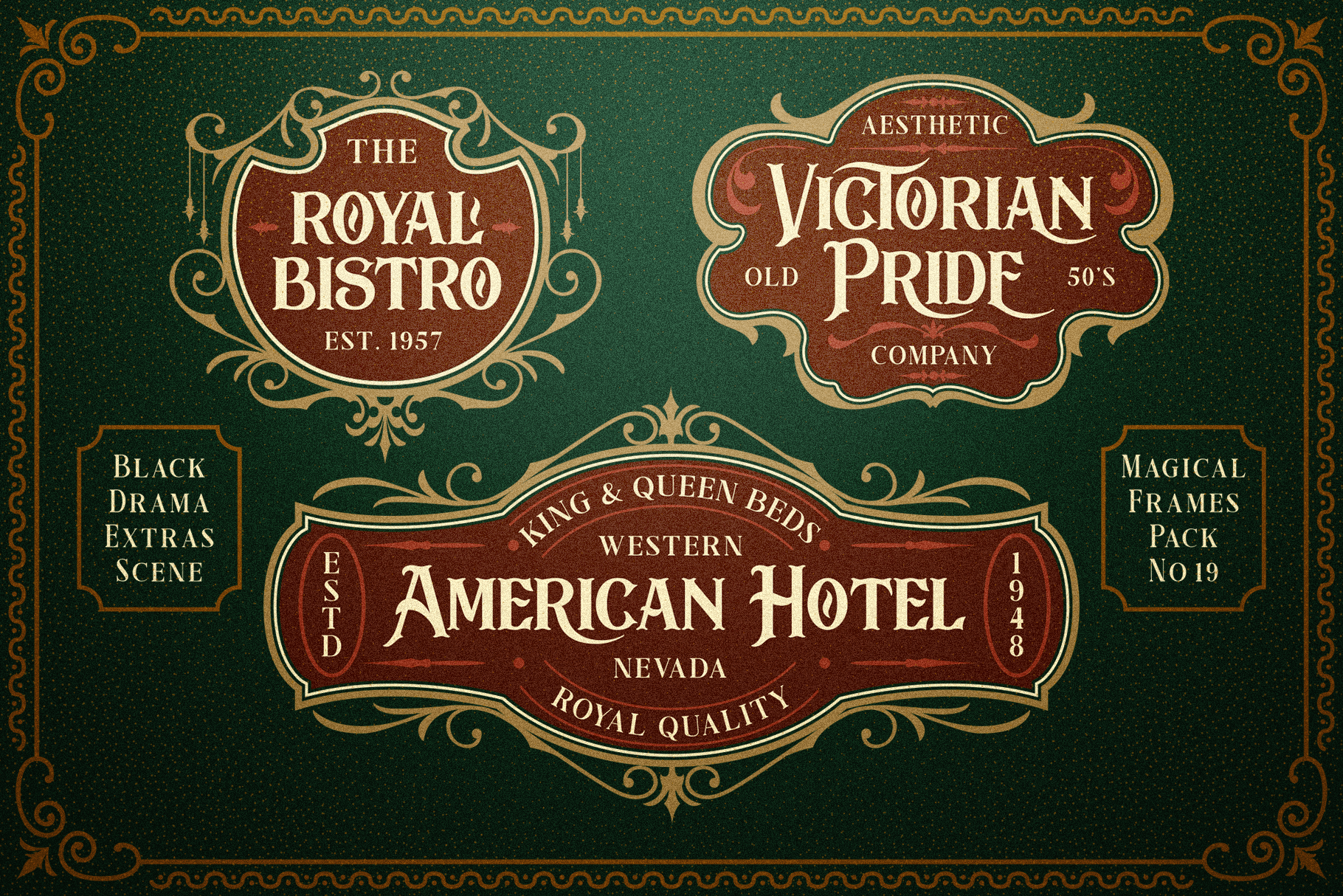 Black Drama Font - Preview 1
