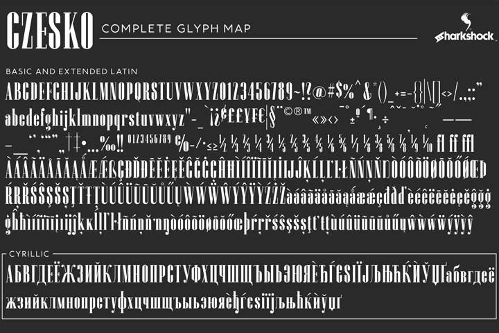 Czesko Font - Preview 1