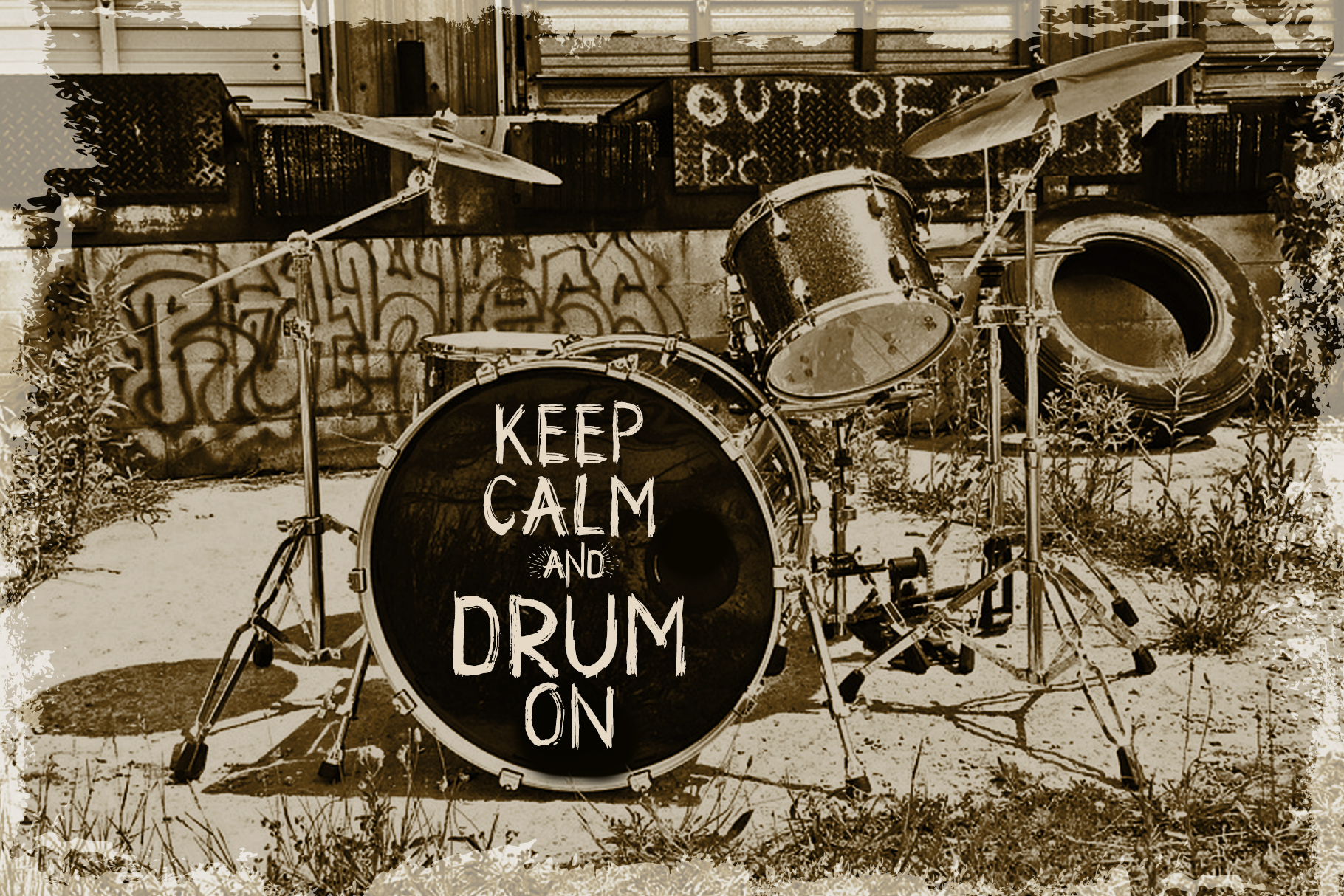 Drum Font - Preview 3