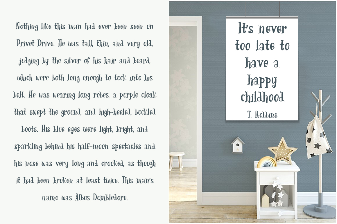 Early Age Font - Preview 1