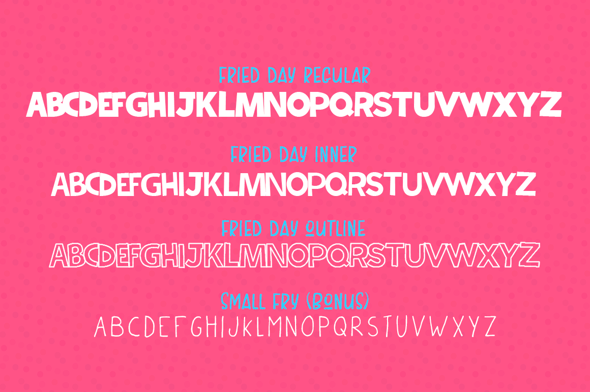 Fried Day Family Font - Preview 5