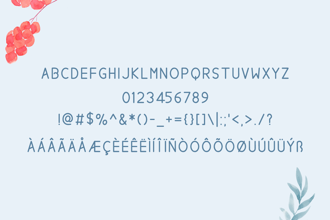 Gabrina Font PNG with transparent background - Preview 4