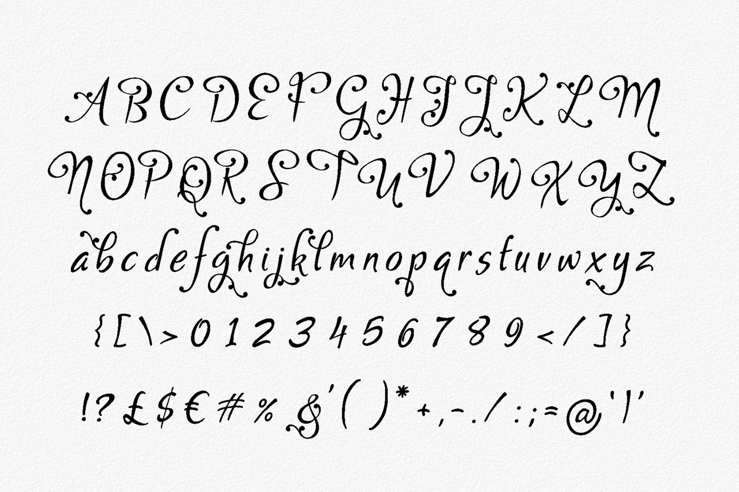 Gaby Font PNG with transparent background - Preview 1