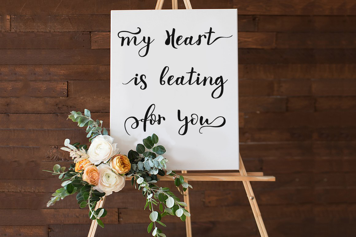 Handy Sight Font PNG with transparent background - Preview 4