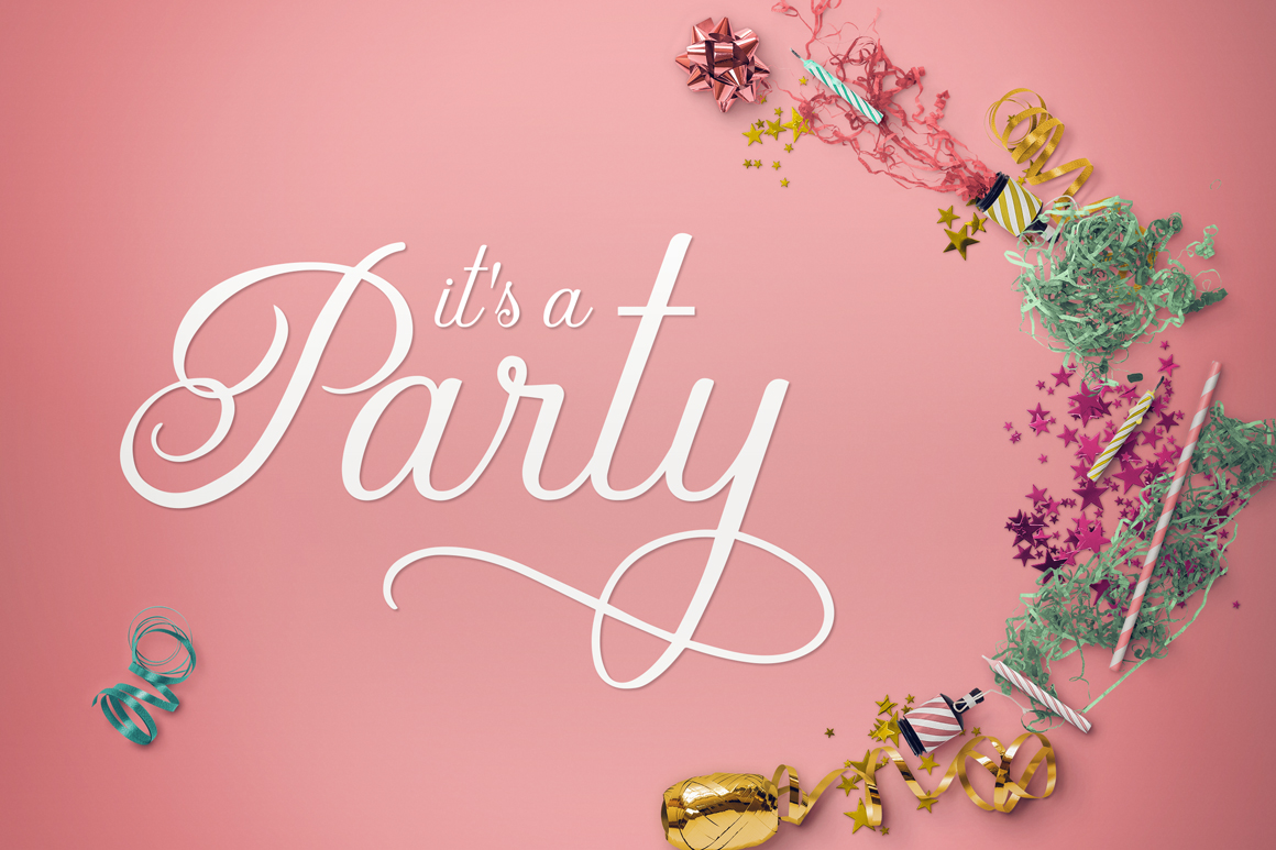 Just Hello Font PNG with transparent background - Preview 1