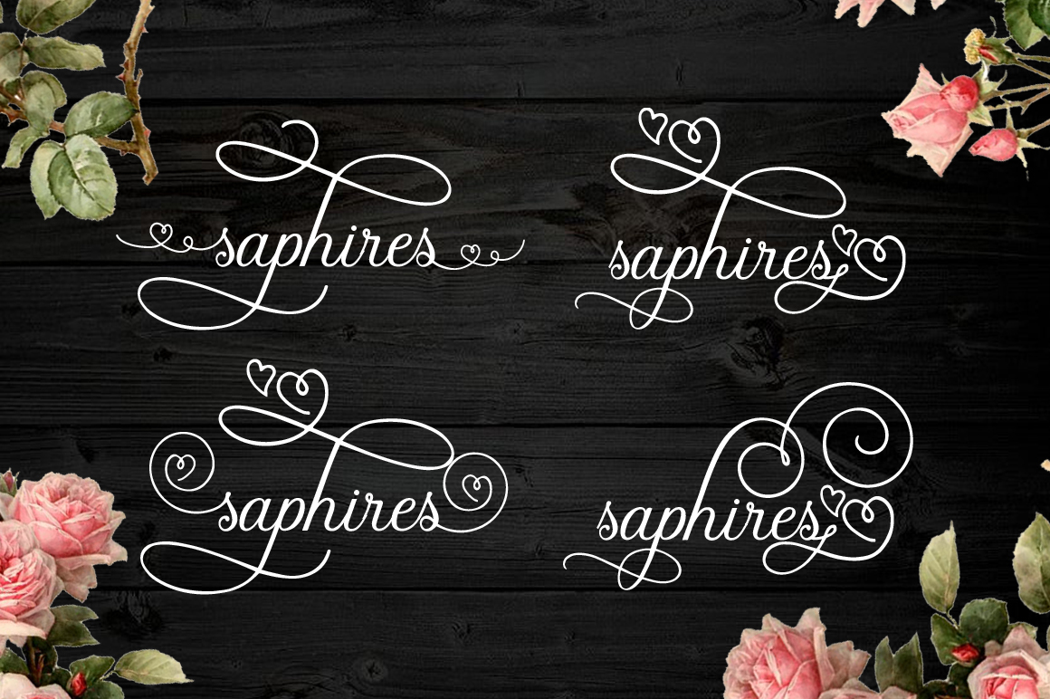 Just Hello Font PNG with transparent background - Preview 3