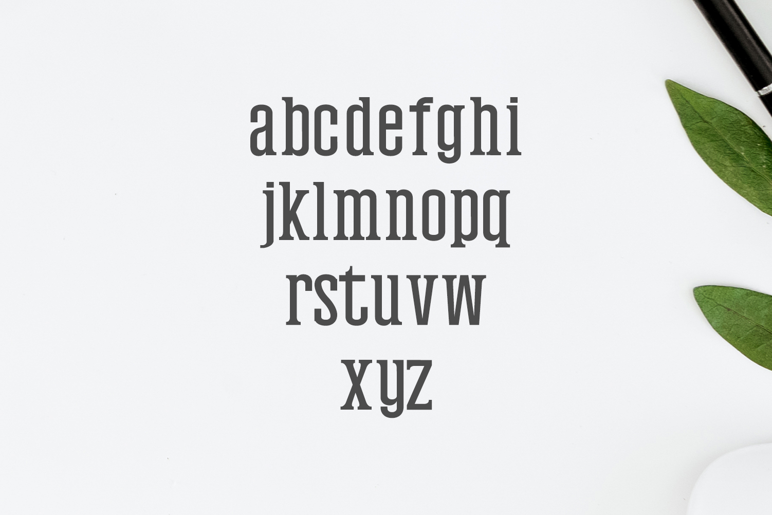 Mahlon Font PNG with transparent background - Preview 2