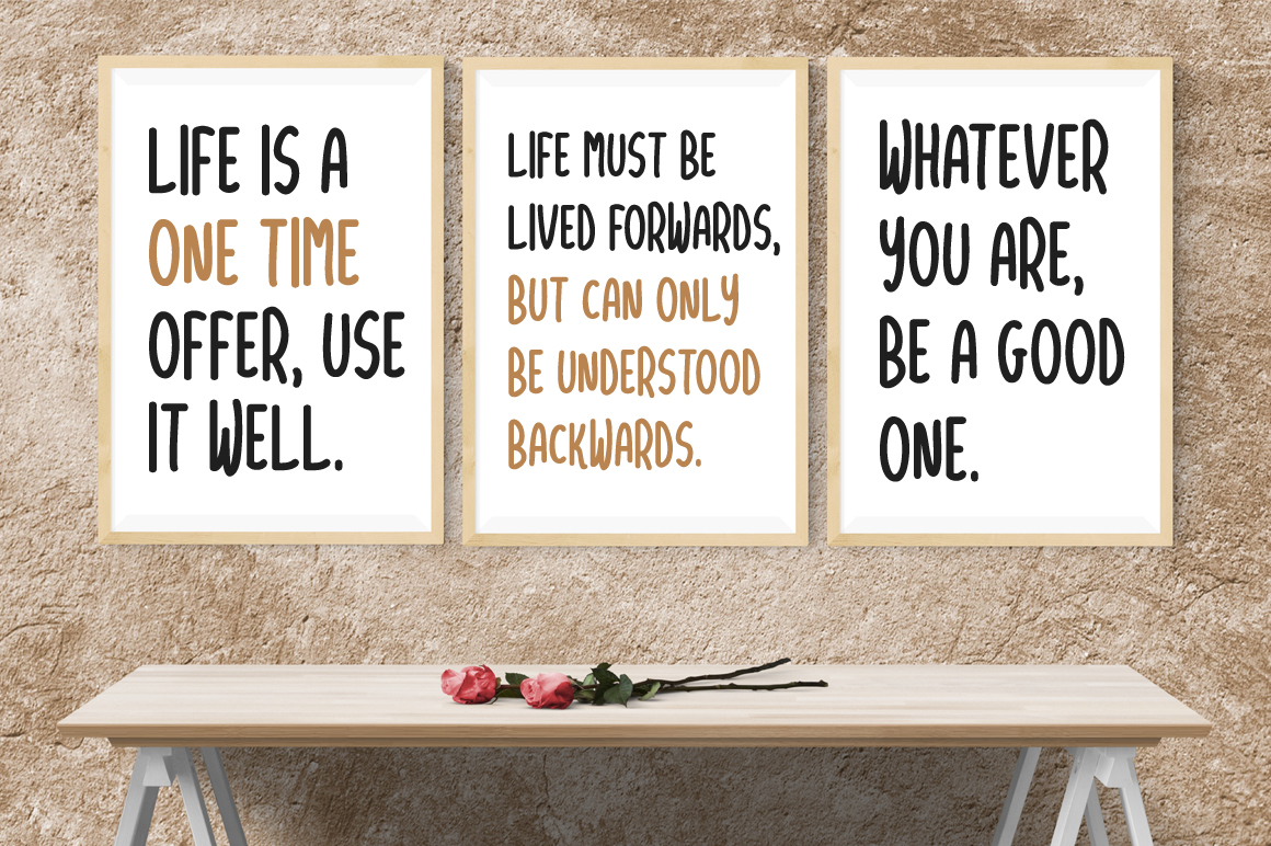 Mandril Font PNG with transparent background - Preview 1