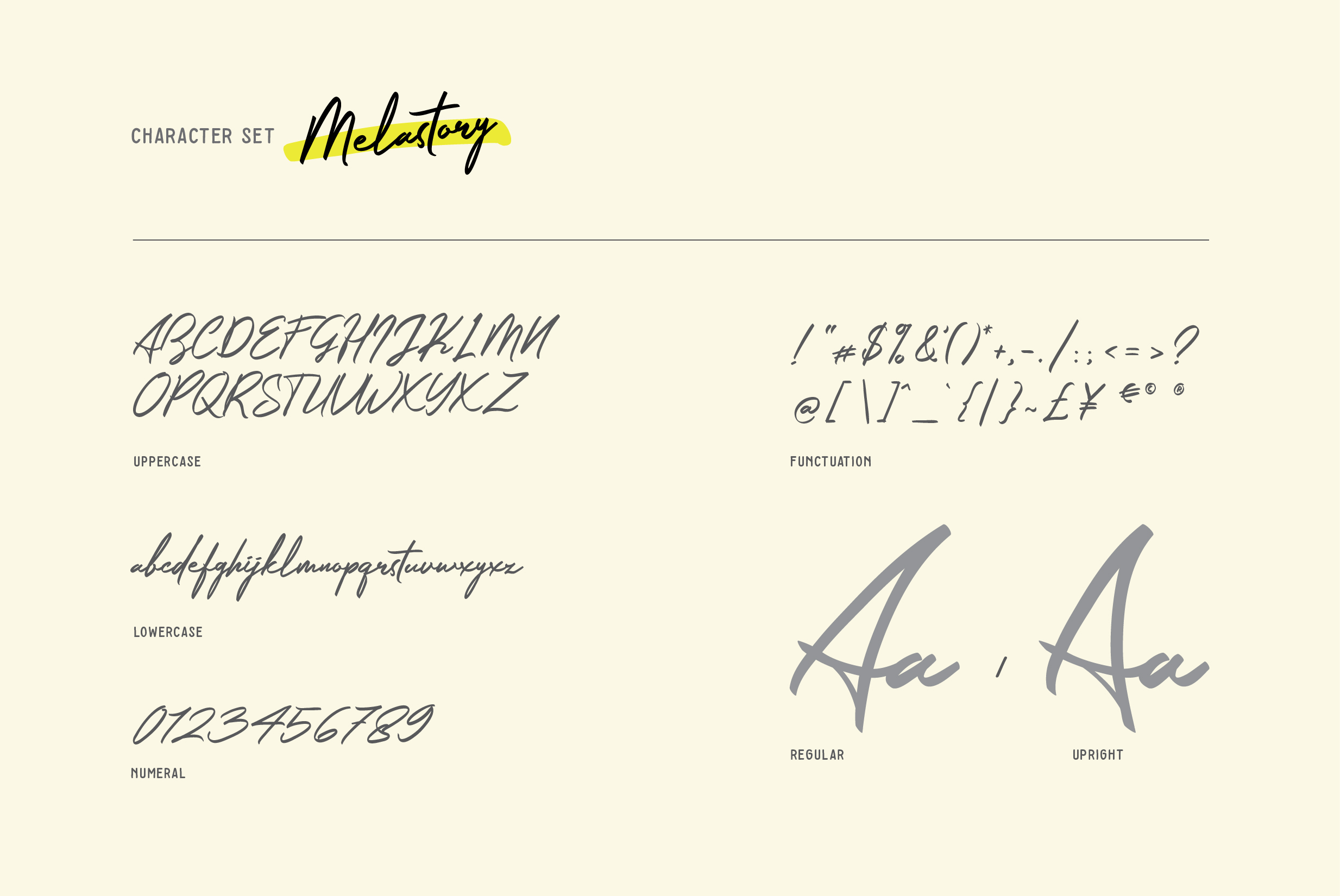 Melastory Script Font PNG with transparent background - Preview 2