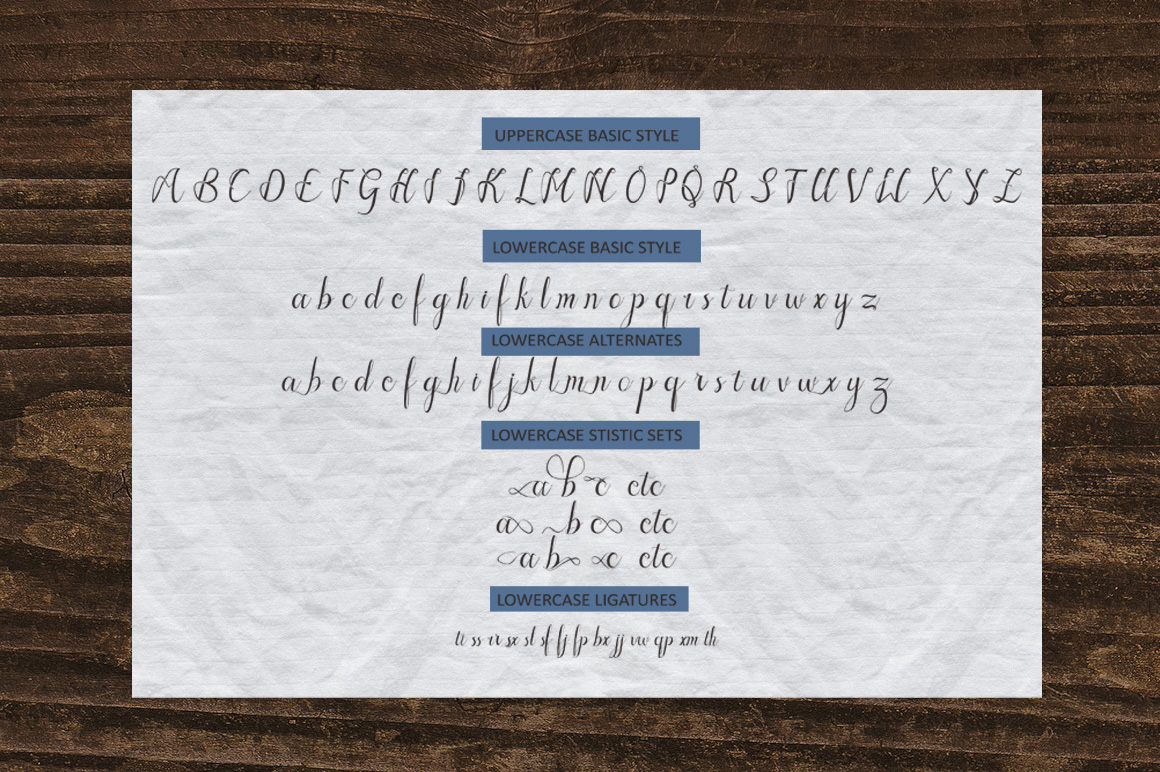 Mufida Aivia Font PNG with transparent background - Preview 4