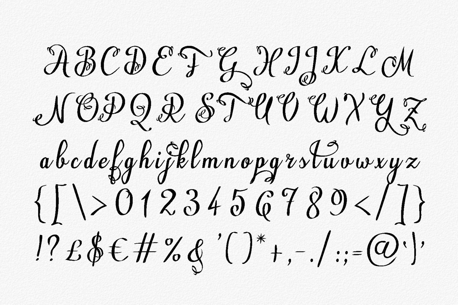 Natyl Font PNG with transparent background - Preview 3
