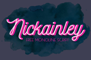 Nickainley Free Font