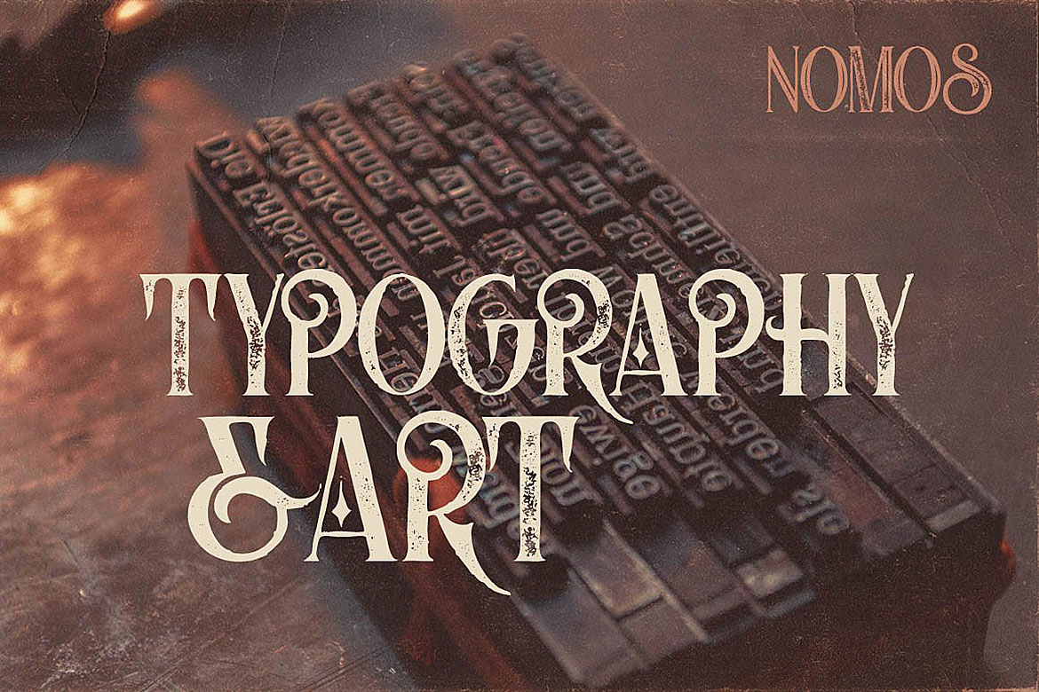 Nomos Font PNG with transparent background - Preview 2