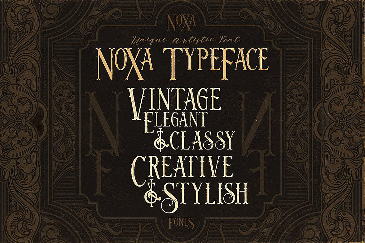 Noxa Font PNG with transparent background - Preview 2