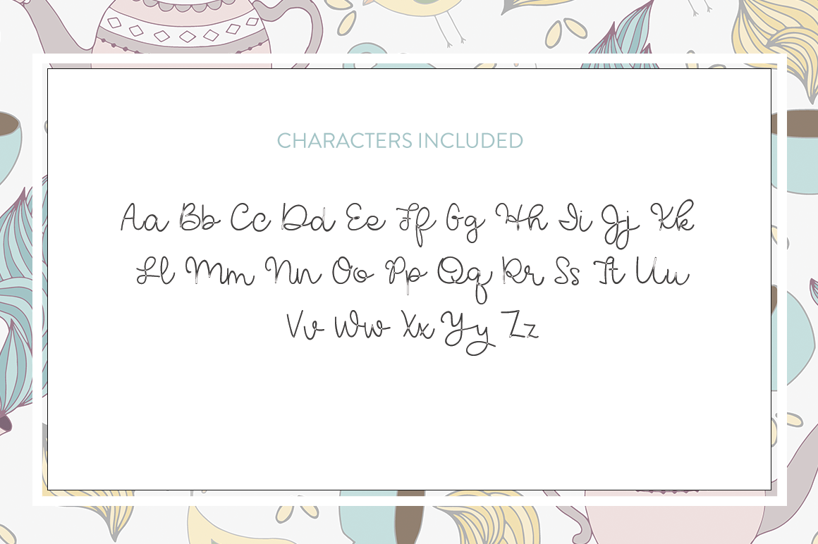 Nutmeg Script Font PNG with transparent background - Preview 3