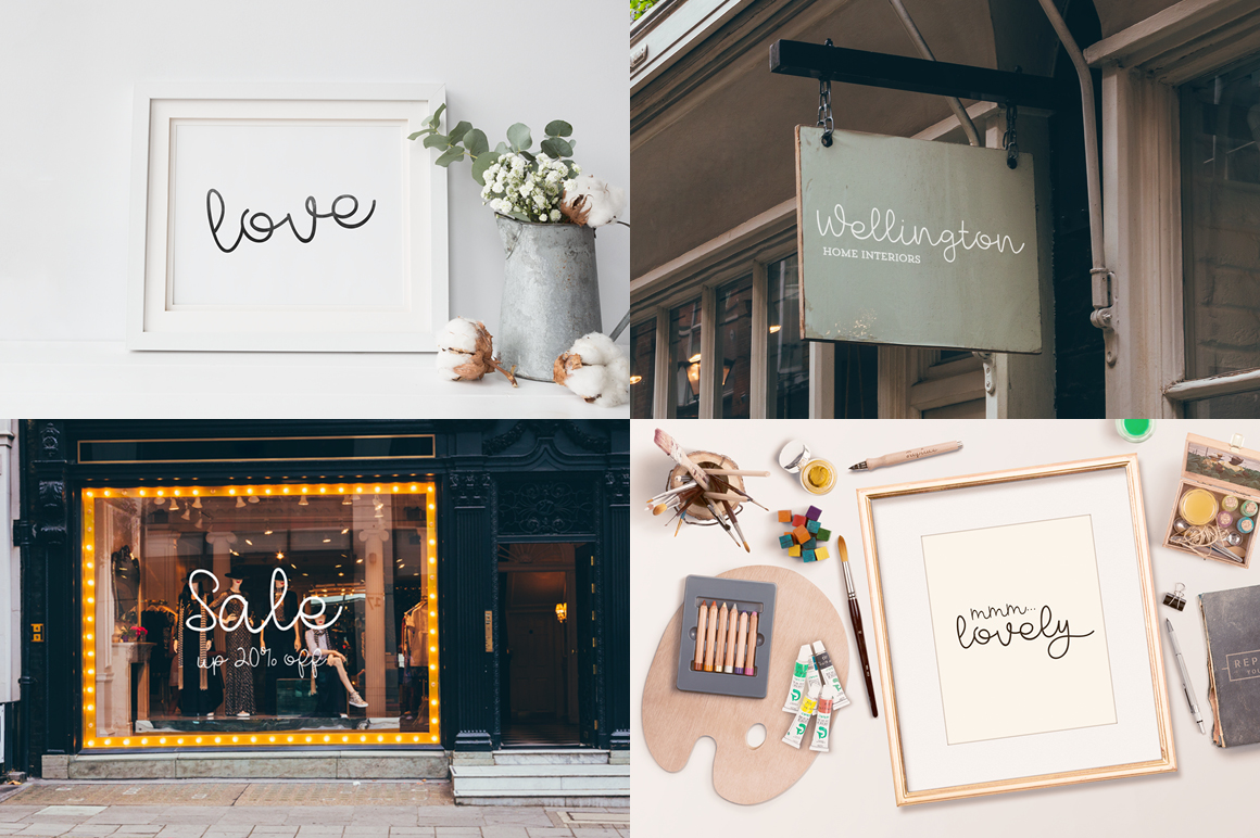 Nutmeg Script Font PNG with transparent background - Preview 2