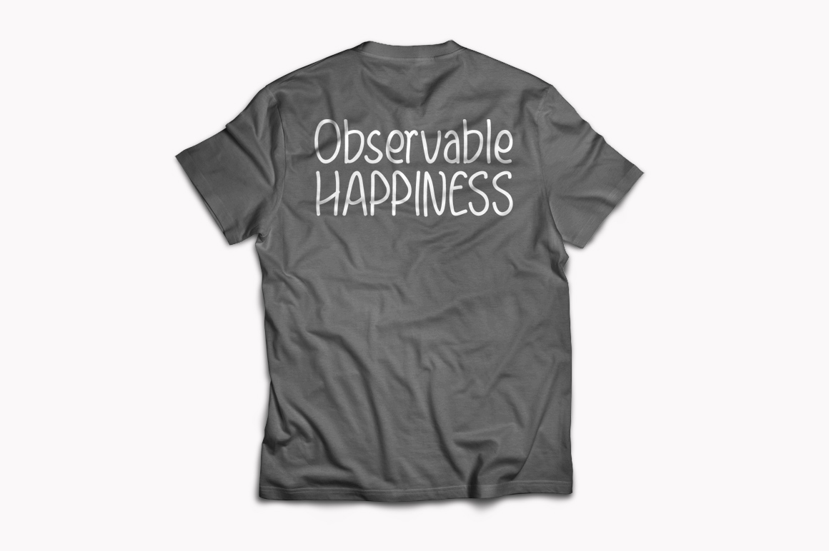 Observable Happiness Font PNG with transparent background - Preview 3