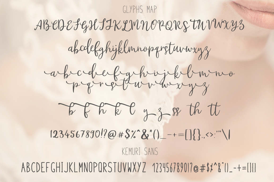 Paradise Script Font PNG with transparent background - Preview 4