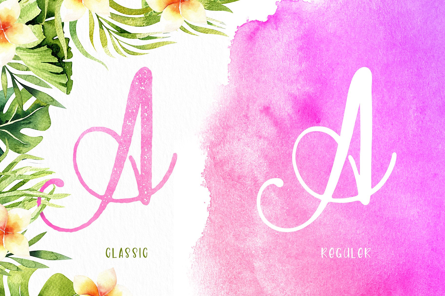 Paradiso Duo Font PNG with transparent background - Preview 1