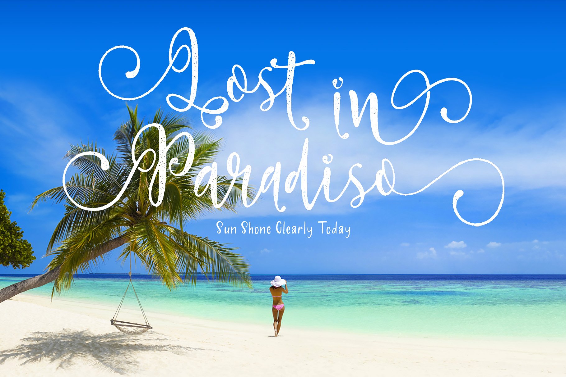 Paradiso Duo Font PNG with transparent background - Preview 5