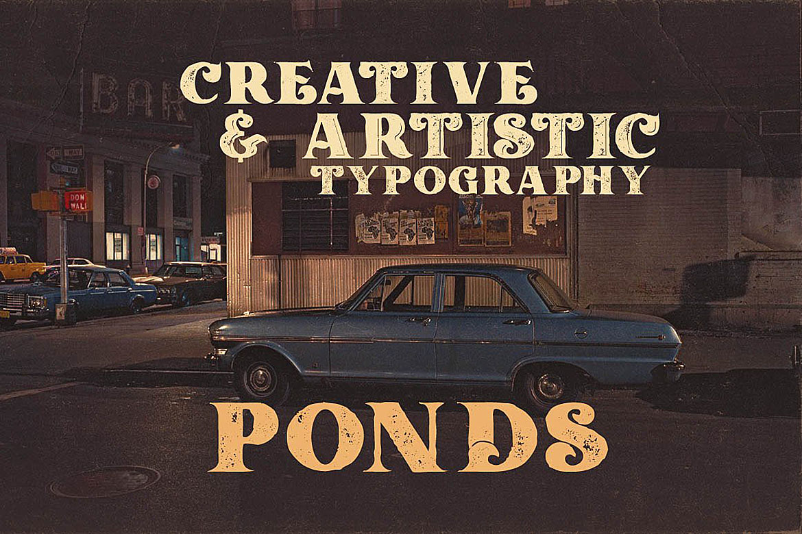 Ponds Font PNG with transparent background - Preview 5