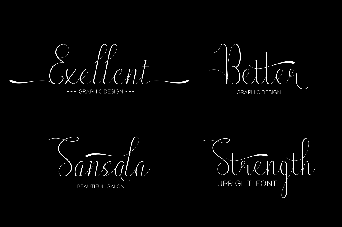 Qumalla Font PNG with transparent background - Preview 3