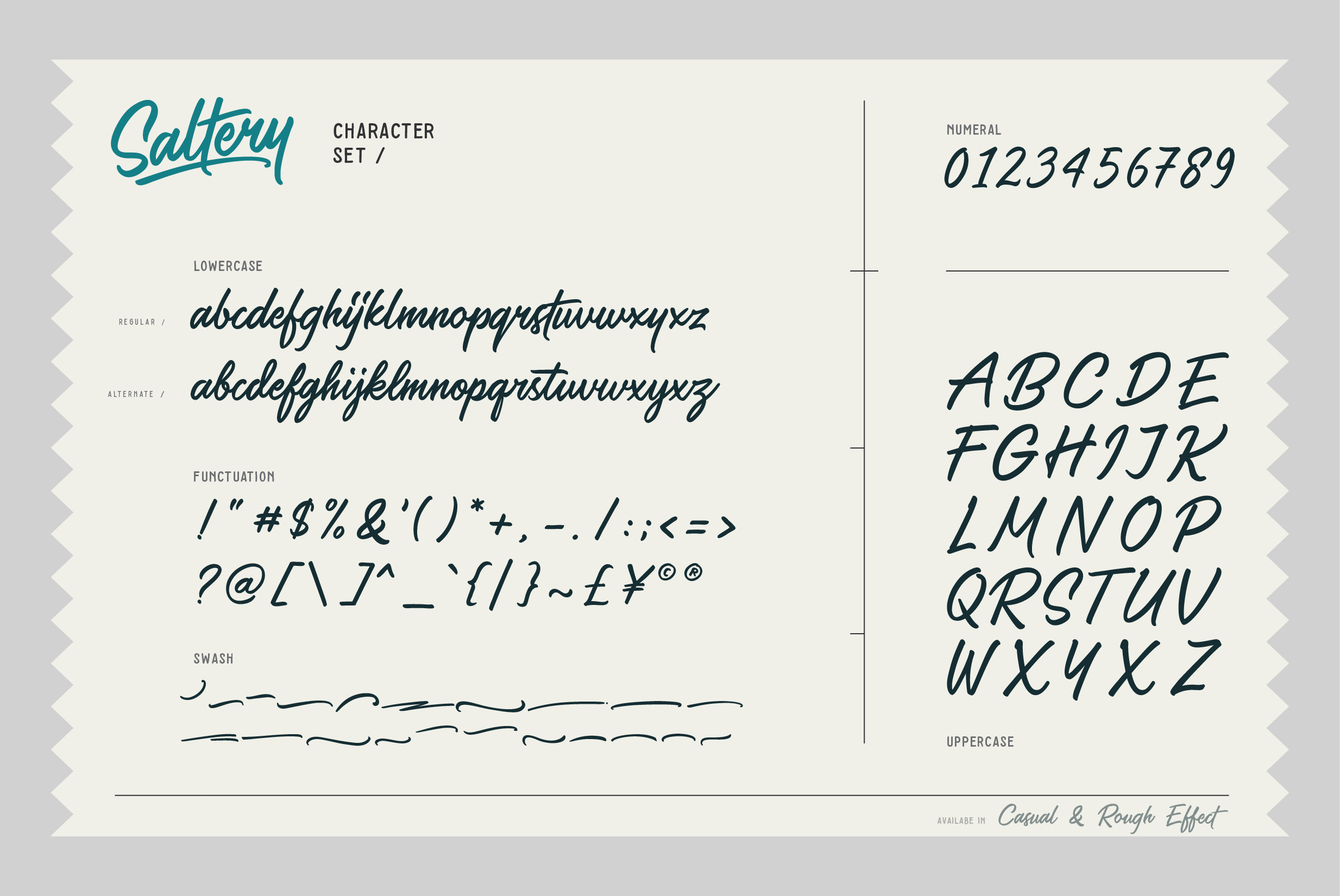 Saltery Font PNG with transparent background - Preview 1