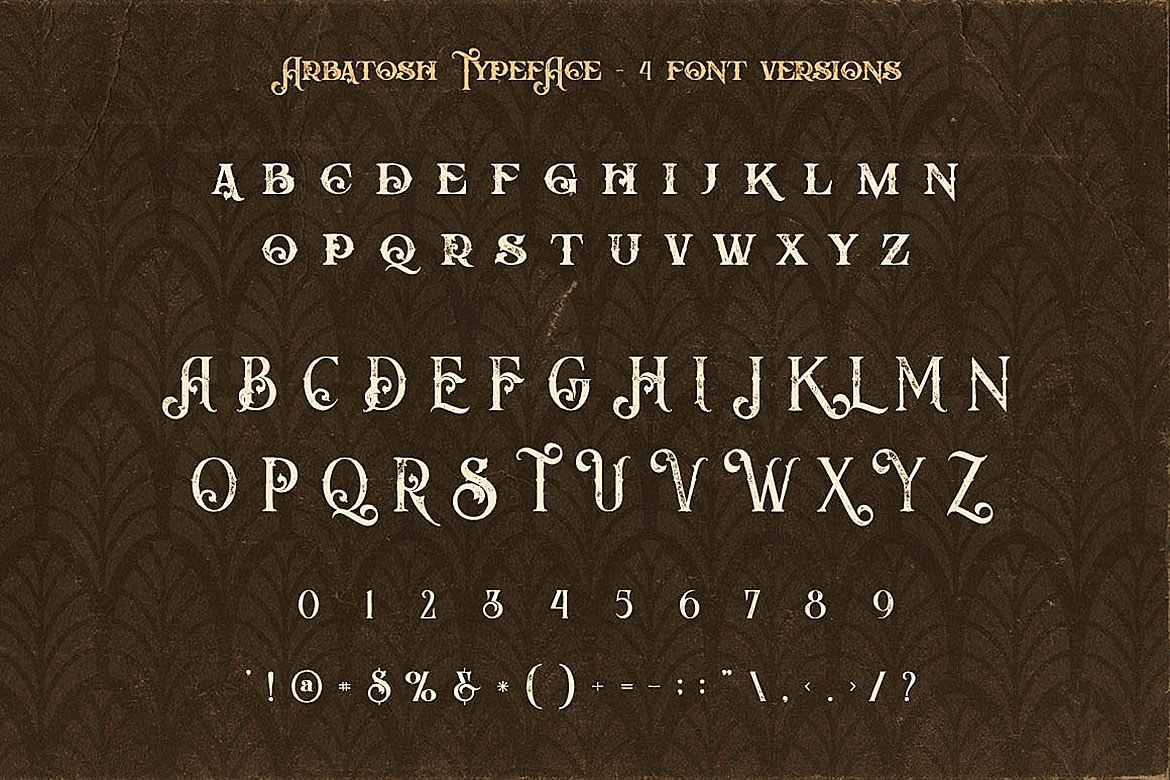 Arbatosh Font - Preview 3