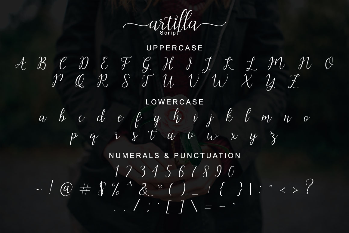 Artilla Script Font - Preview 3