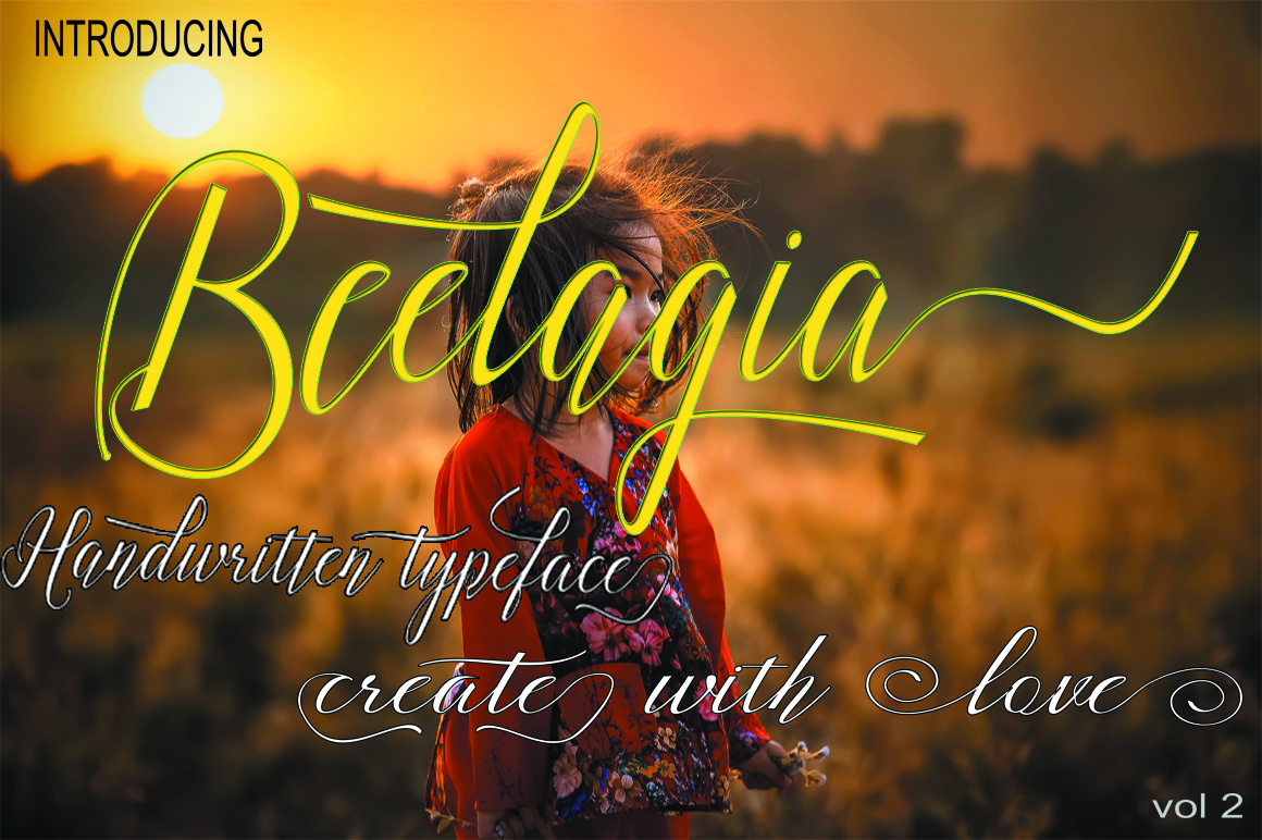 Beelagia Font - Preview 1