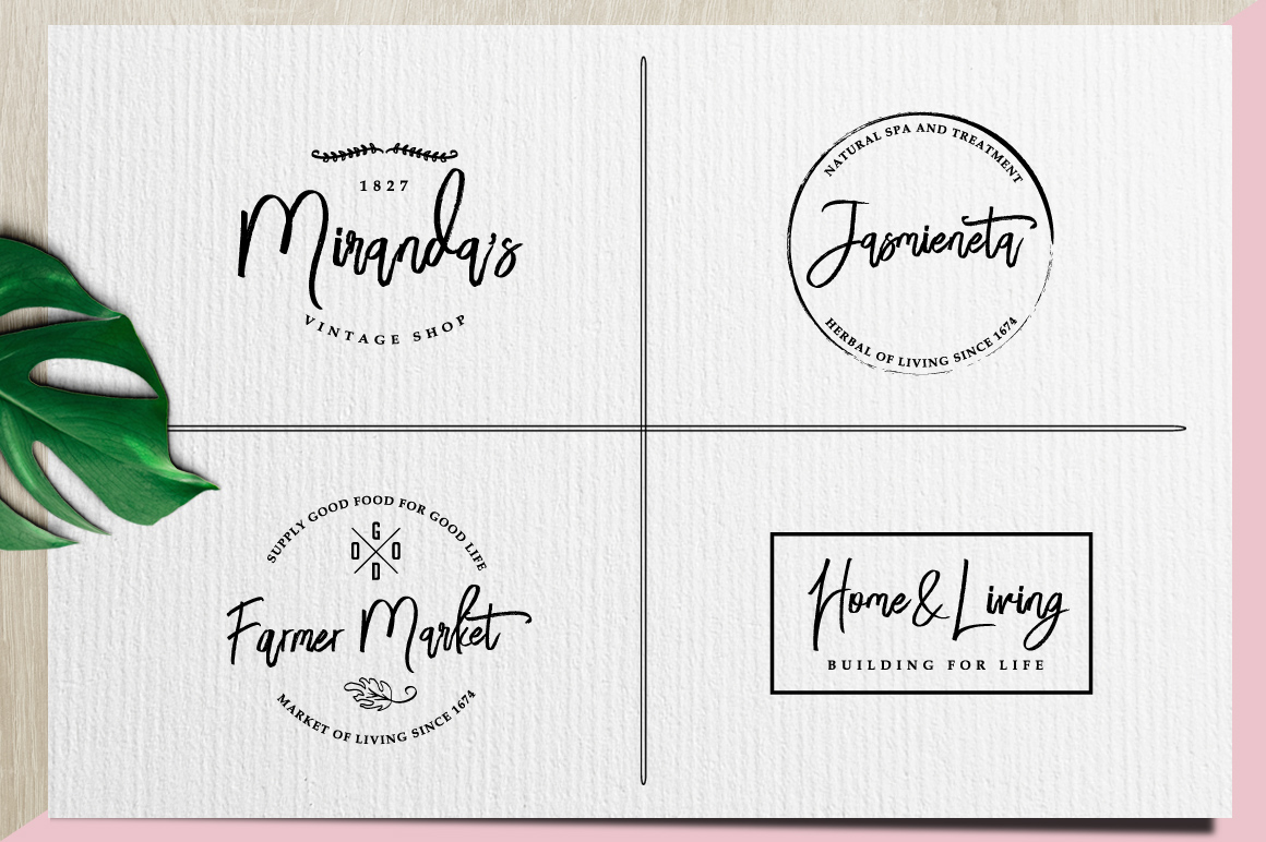 Bloomy Script Font - Preview 4