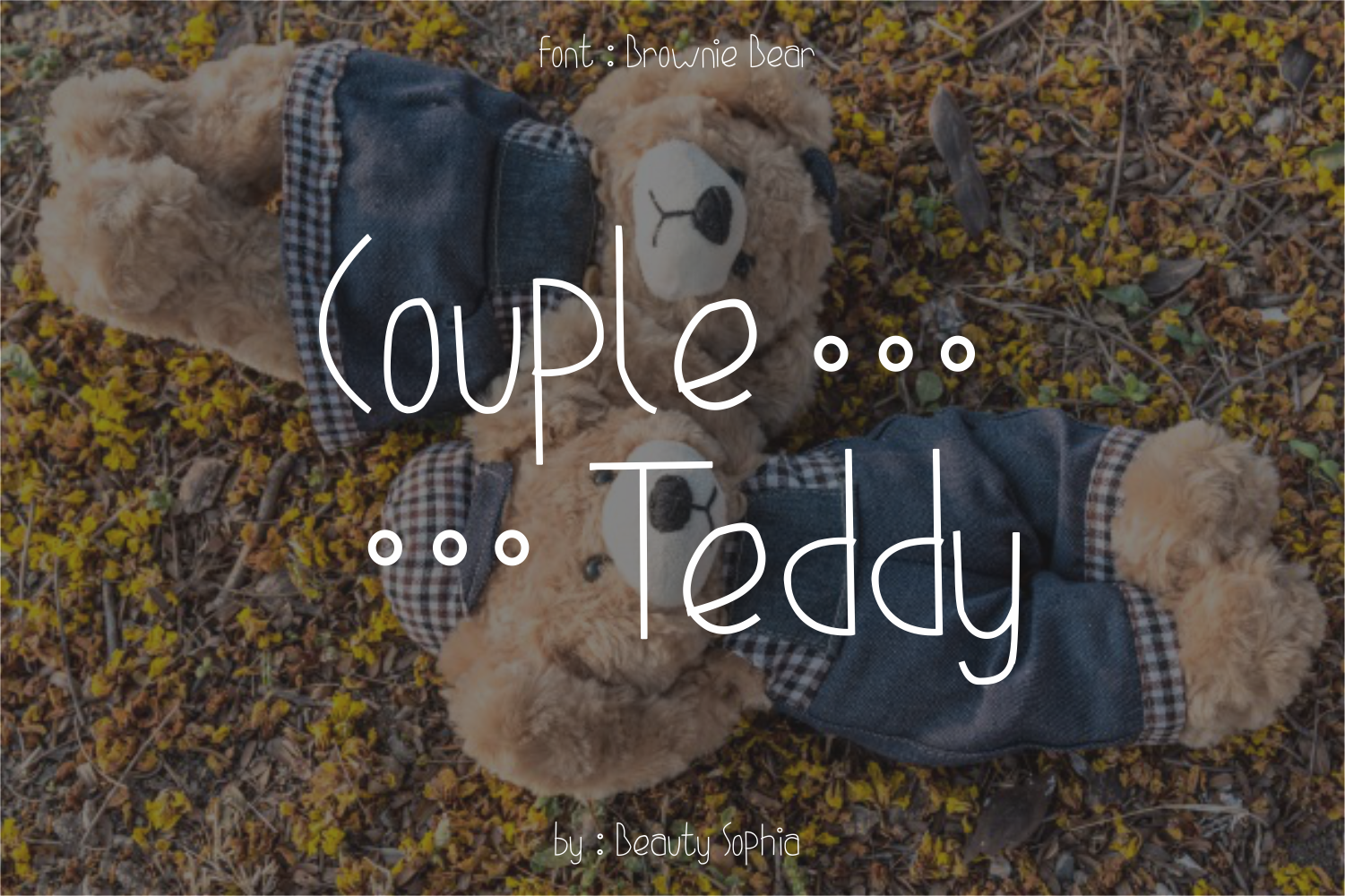 Brownie Bear Font - Preview 4