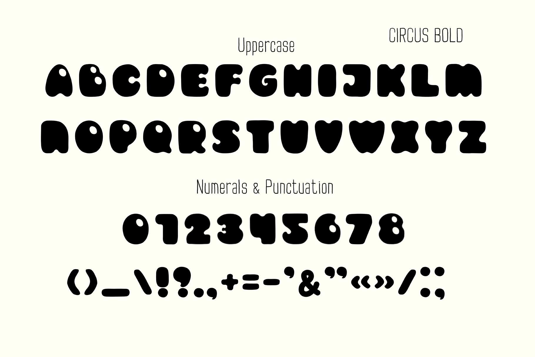 Circus Font - Preview 5