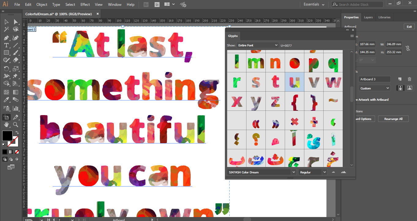 Colorful Dream (Color Font) Font - Preview 5