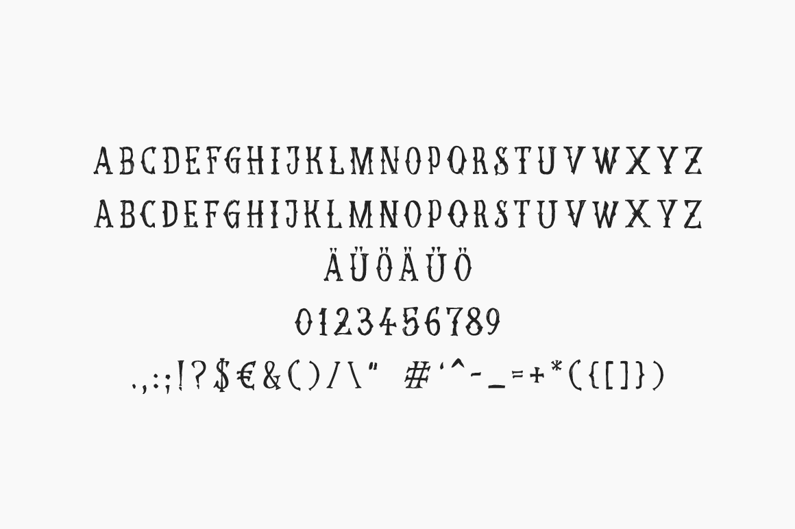 Crude Legacy Font - Preview 1